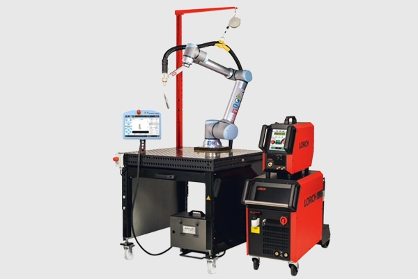 Cobot with MIG machine systems