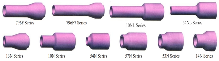 TIG Ceramic Nozzles