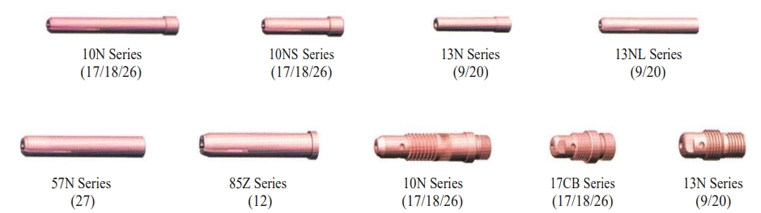 TIG Collets, Collet Bodies & Gas Lenses